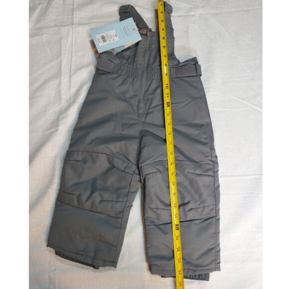 CAT & JACK Baby Toddler Snow Bibs Ski Pants Size 18M, Gray Insulated Adjustable - Picture 5 of 11